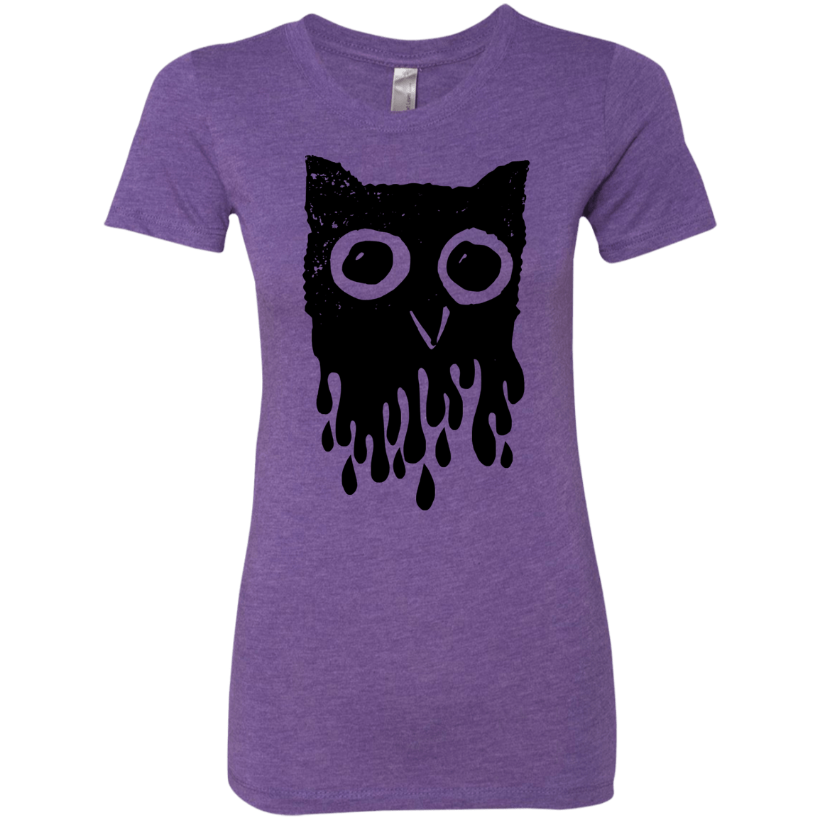 T-Shirts Purple Rush / S Dripping Owl Women's Triblend T-Shirt