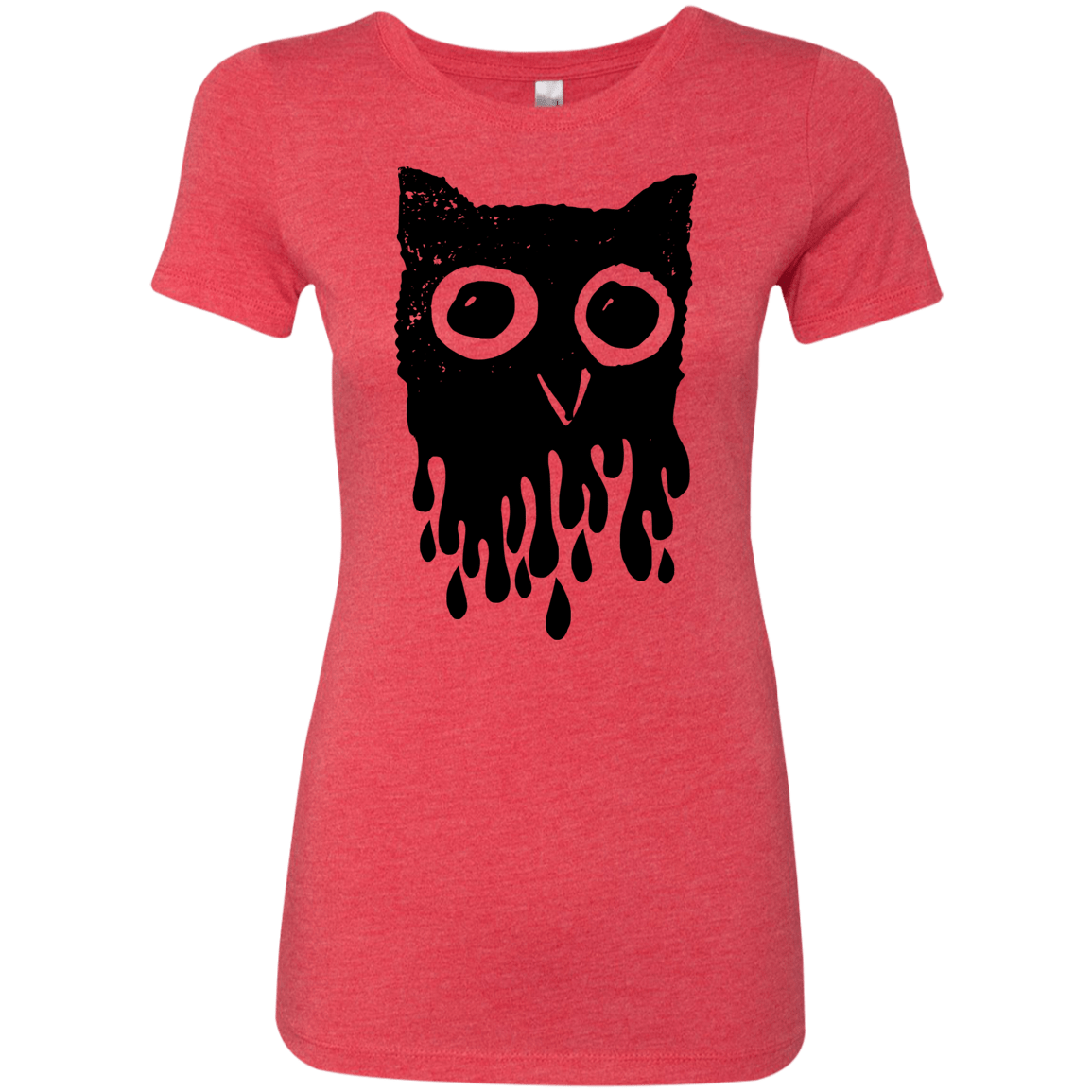 T-Shirts Vintage Red / S Dripping Owl Women's Triblend T-Shirt