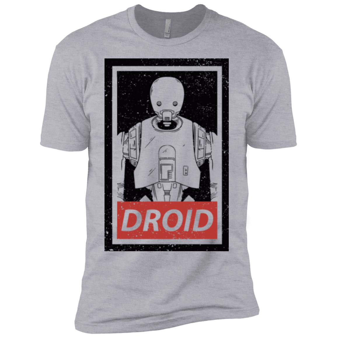 T-Shirts Heather Grey / YXS Droid Boys Premium T-Shirt