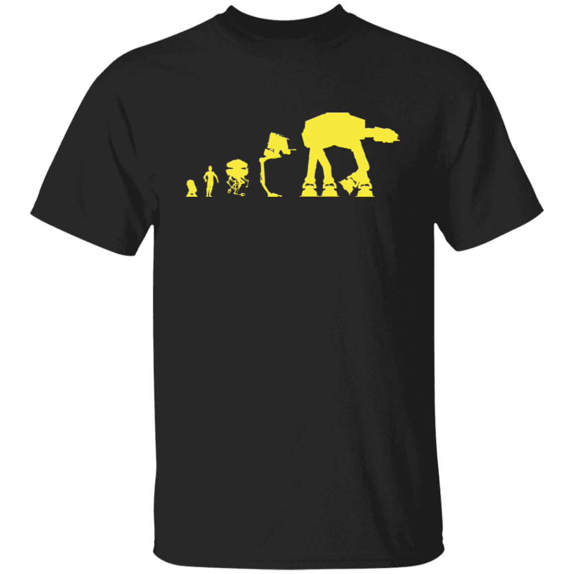 T-Shirts Black / S Droid Evolution T-Shirt