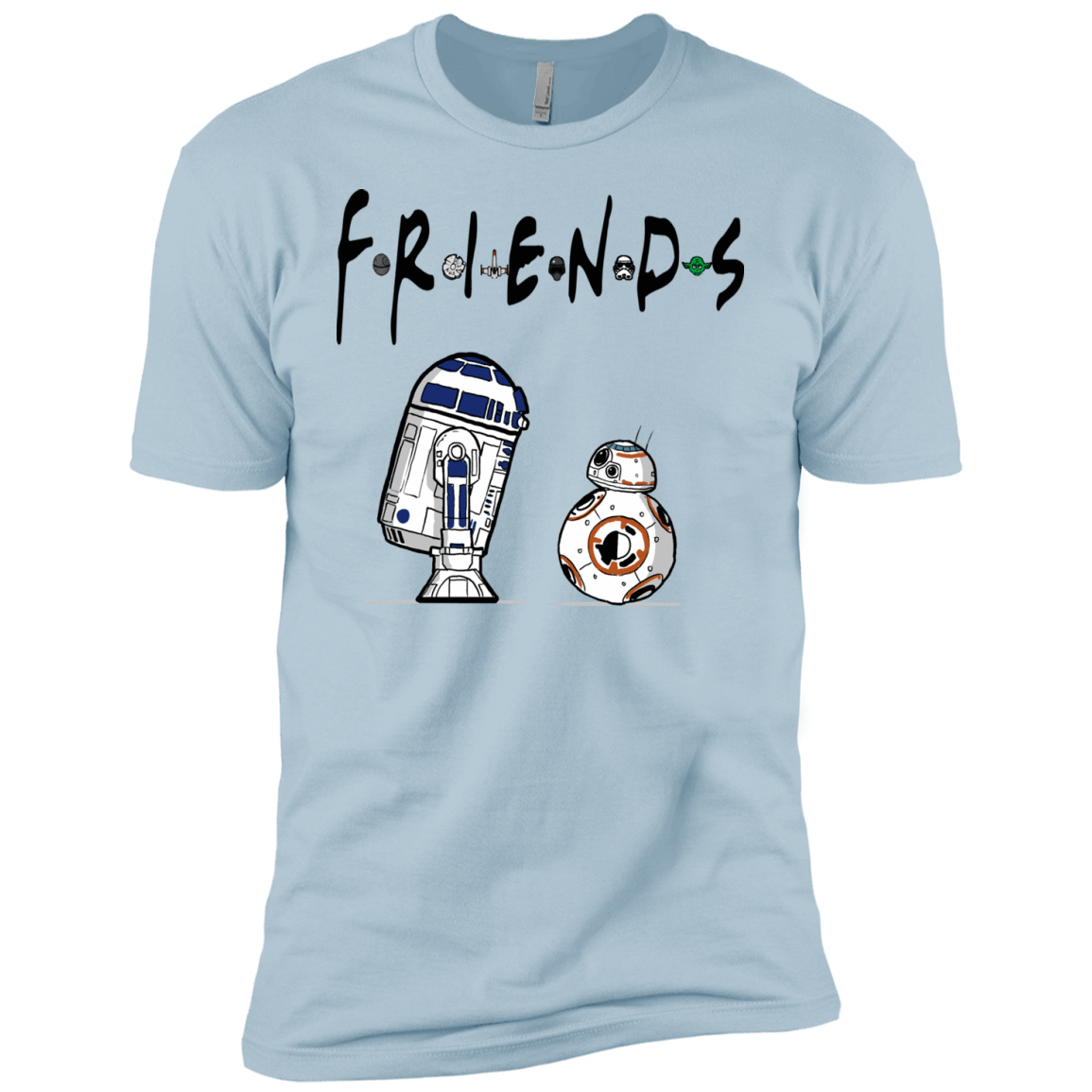 T-Shirts Light Blue / YXS Droid Friends Boys Premium T-Shirt