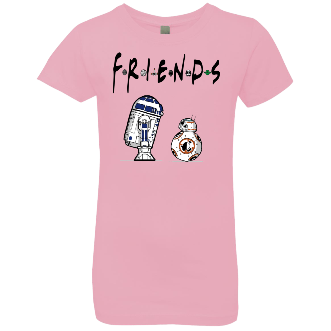 T-Shirts Light Pink / YXS Droid Friends Girls Premium T-Shirt