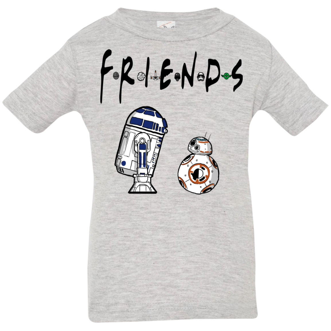 T-Shirts Heather / 6 Months Droid Friends Infant Premium T-Shirt