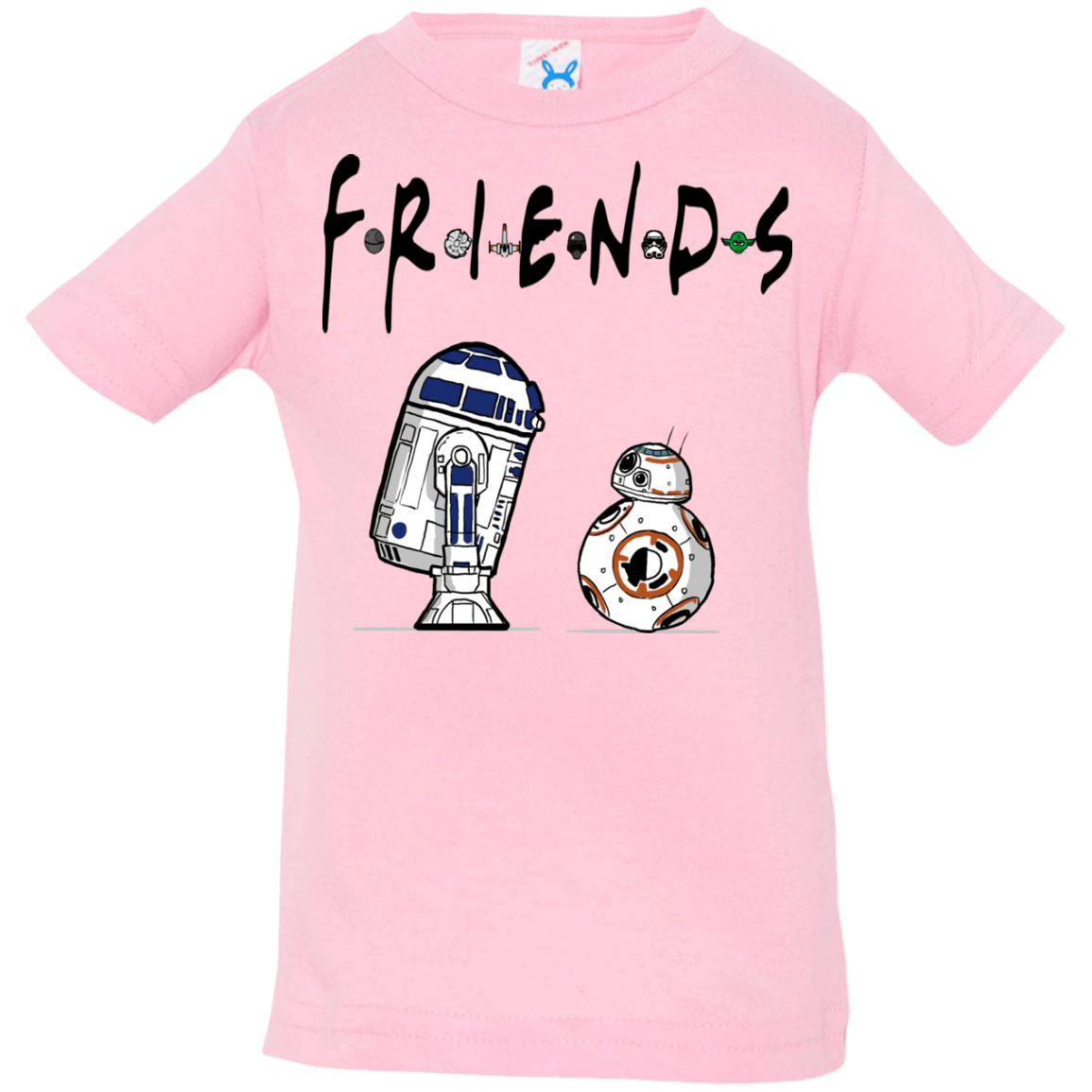 T-Shirts Pink / 6 Months Droid Friends Infant Premium T-Shirt