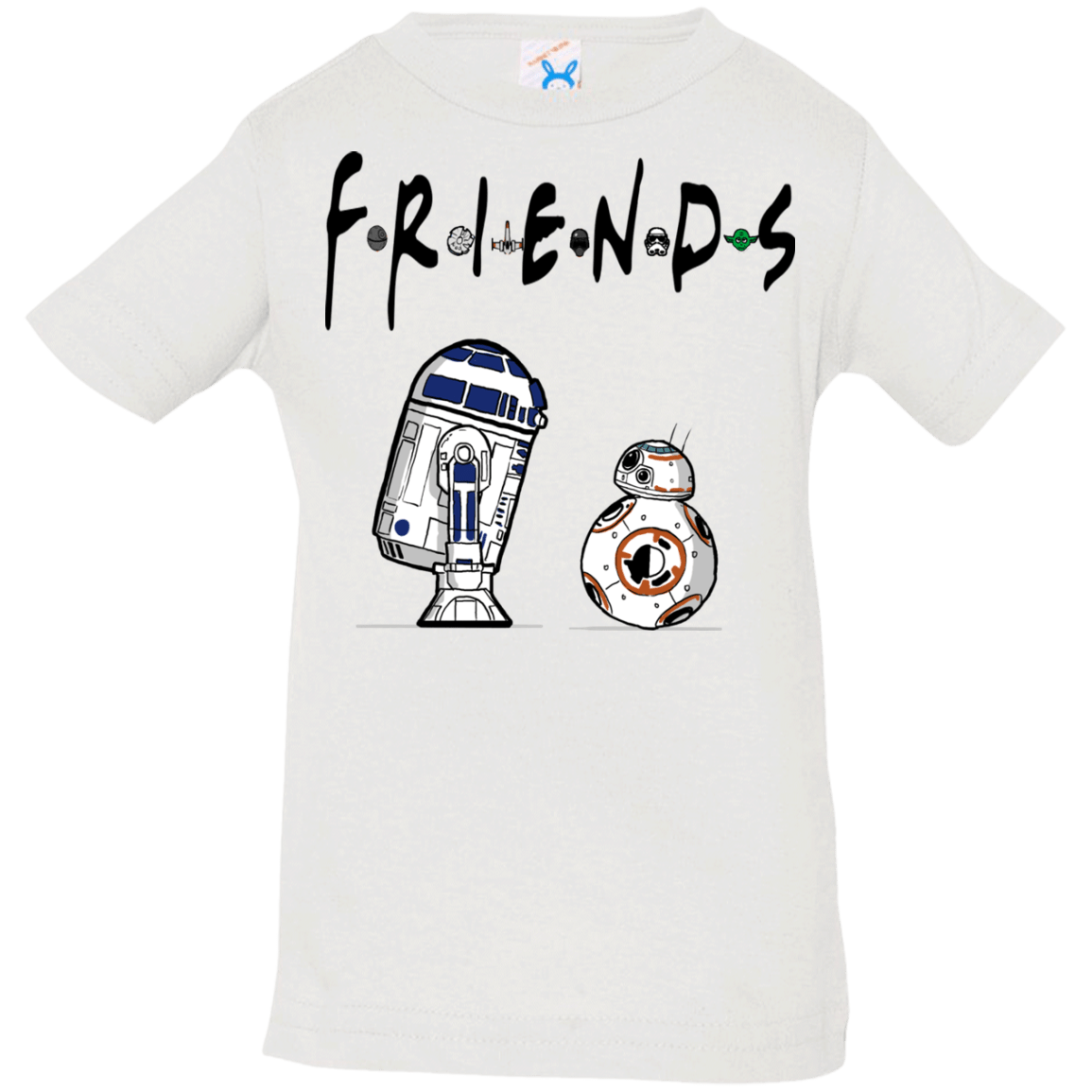 T-Shirts White / 6 Months Droid Friends Infant Premium T-Shirt