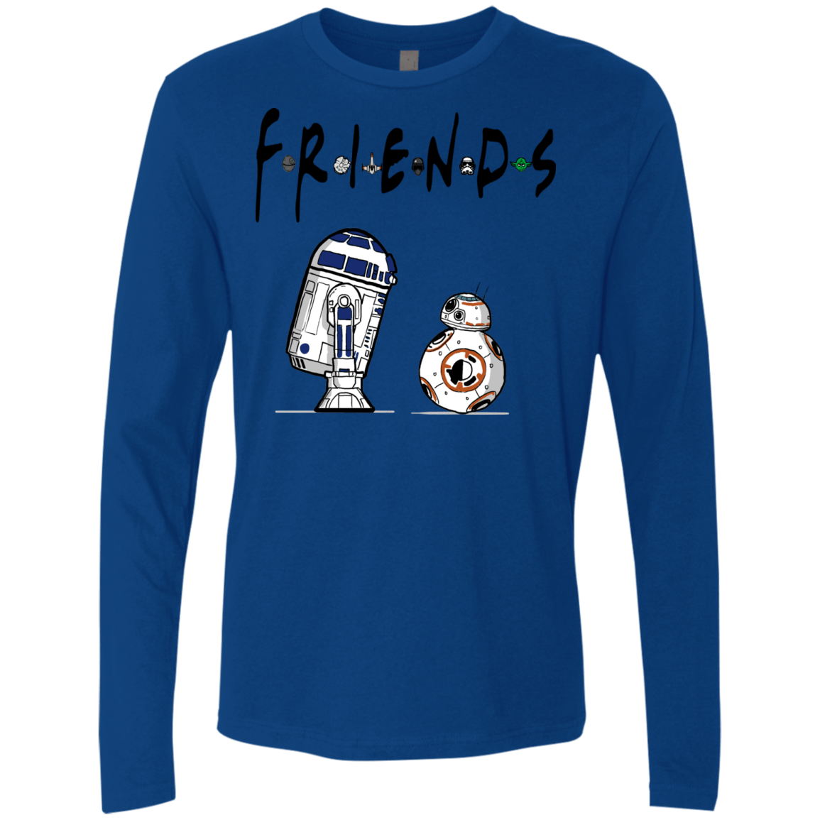 T-Shirts Royal / Small Droid Friends Men's Premium Long Sleeve