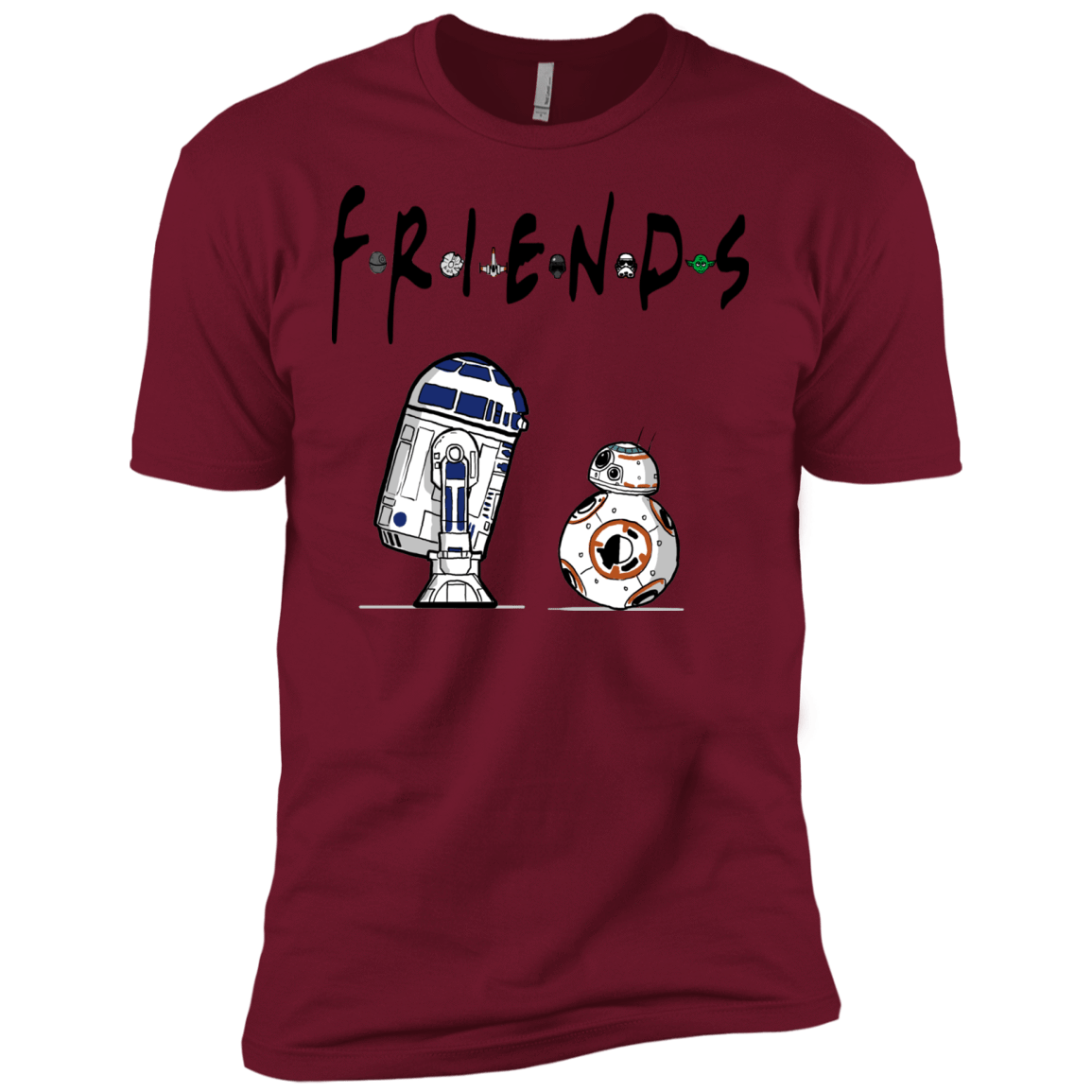 T-Shirts Cardinal / X-Small Droid Friends Men's Premium T-Shirt