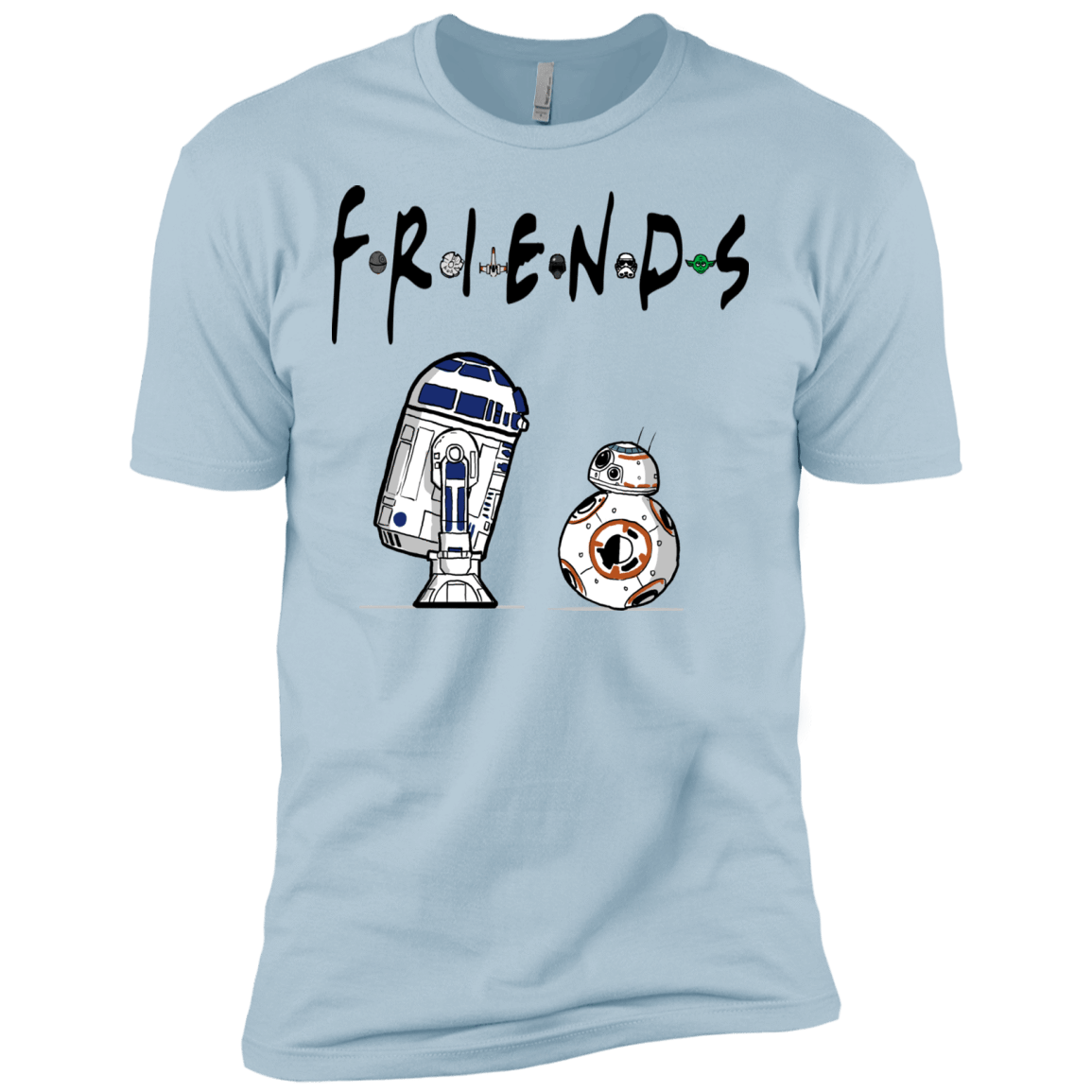 T-Shirts Light Blue / X-Small Droid Friends Men's Premium T-Shirt