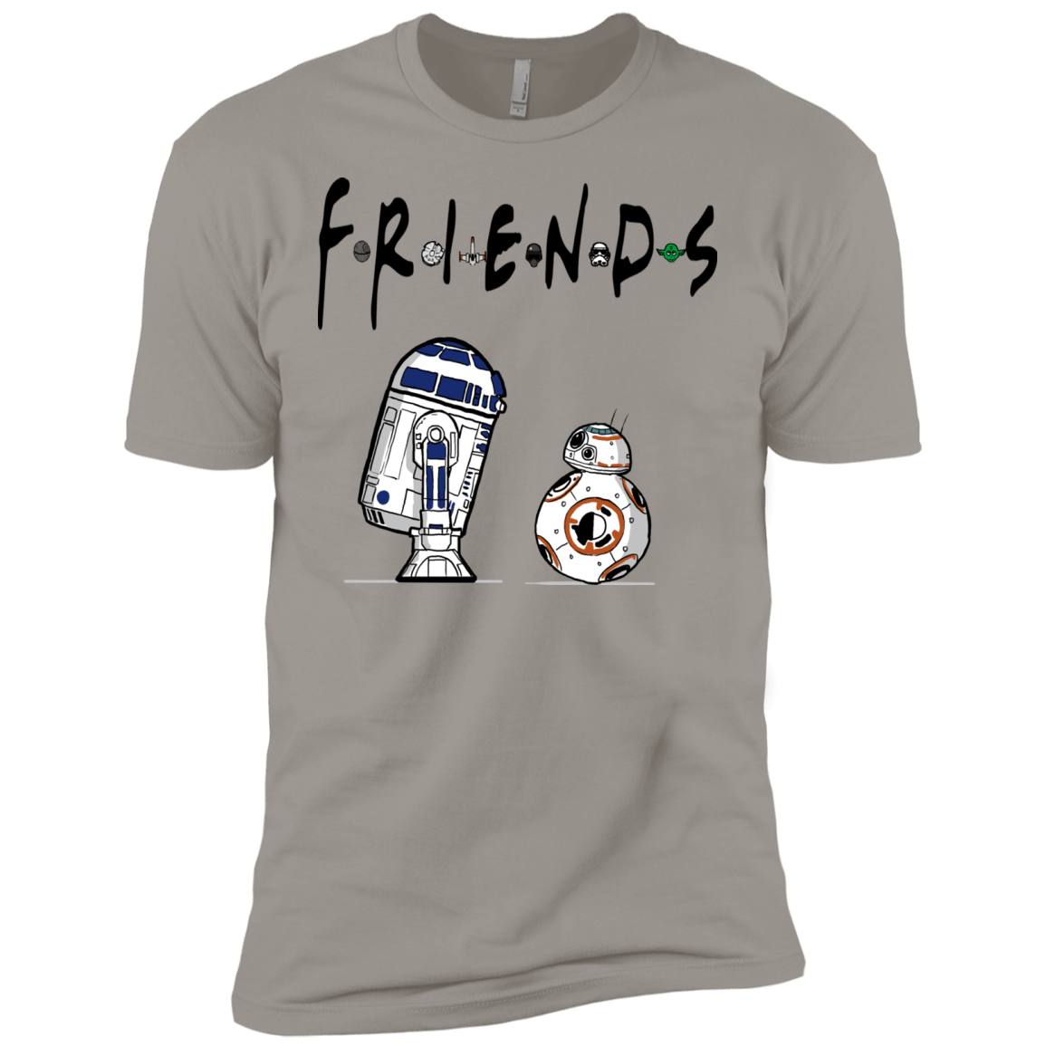 T-Shirts Light Grey / X-Small Droid Friends Men's Premium T-Shirt