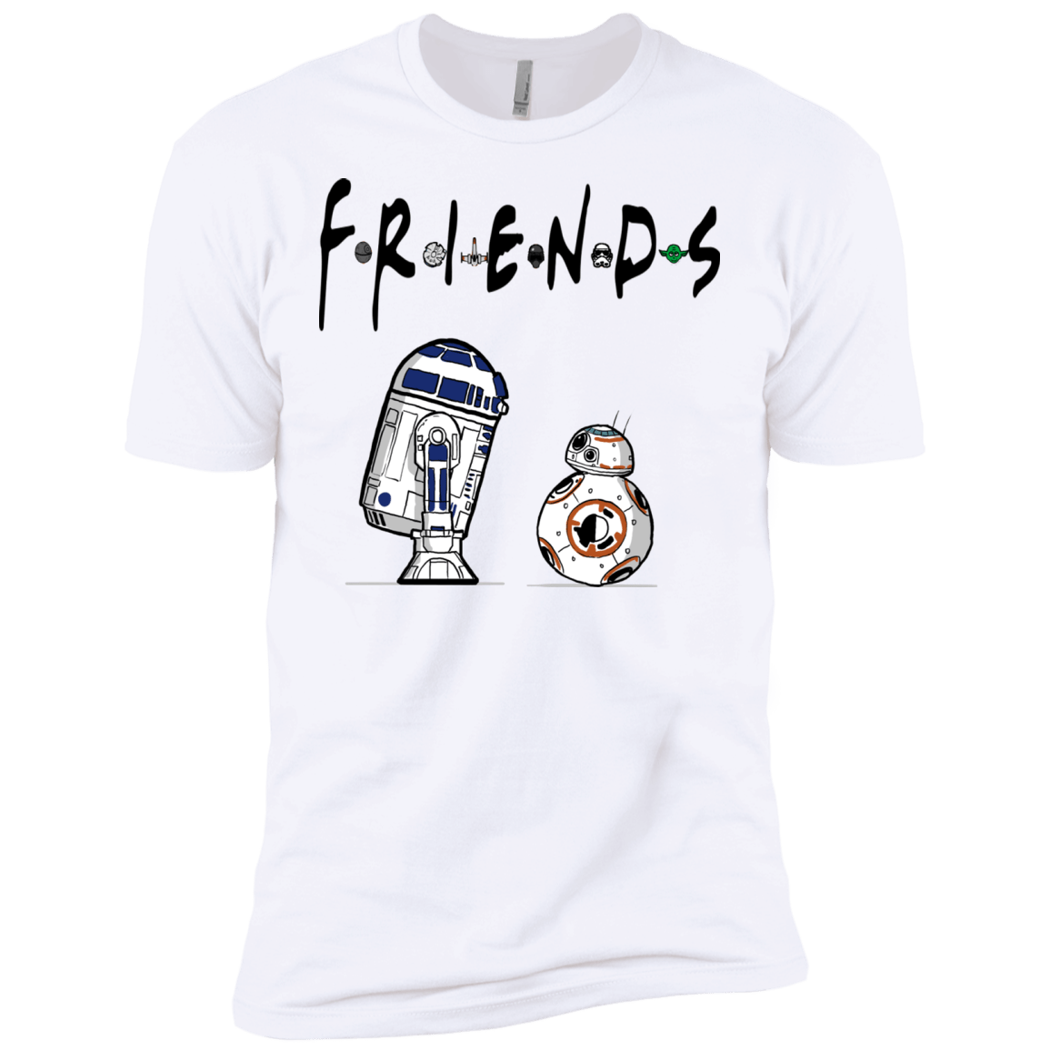 T-Shirts White / X-Small Droid Friends Men's Premium T-Shirt