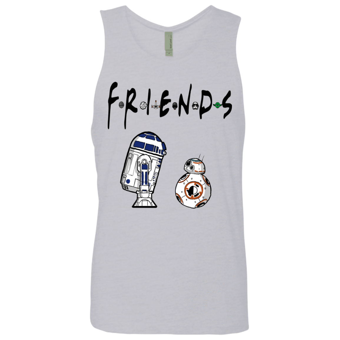 T-Shirts Heather Grey / Small Droid Friends Men's Premium Tank Top