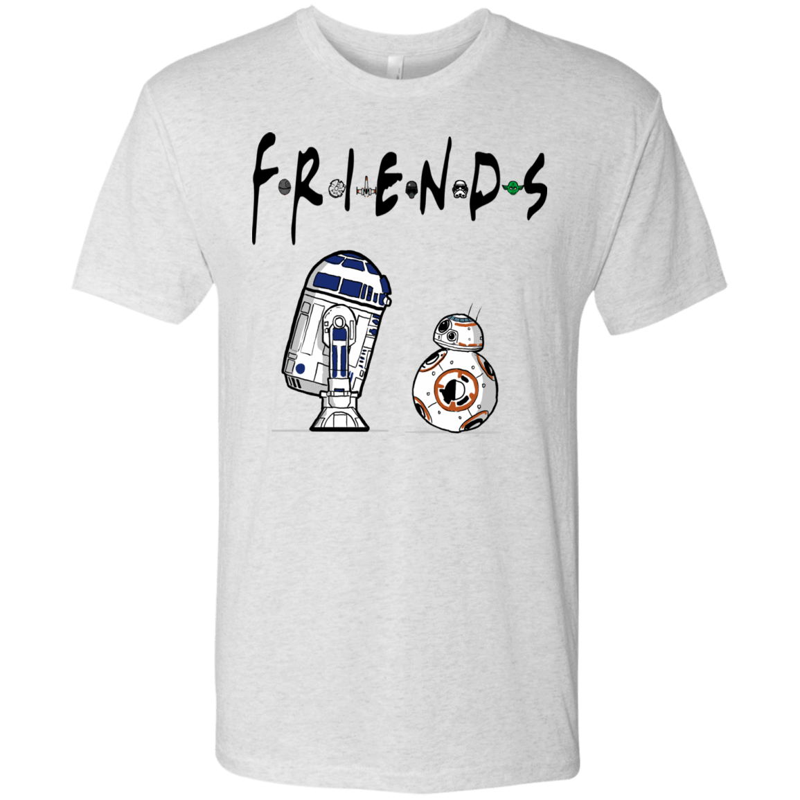 T-Shirts Heather White / Small Droid Friends Men's Triblend T-Shirt