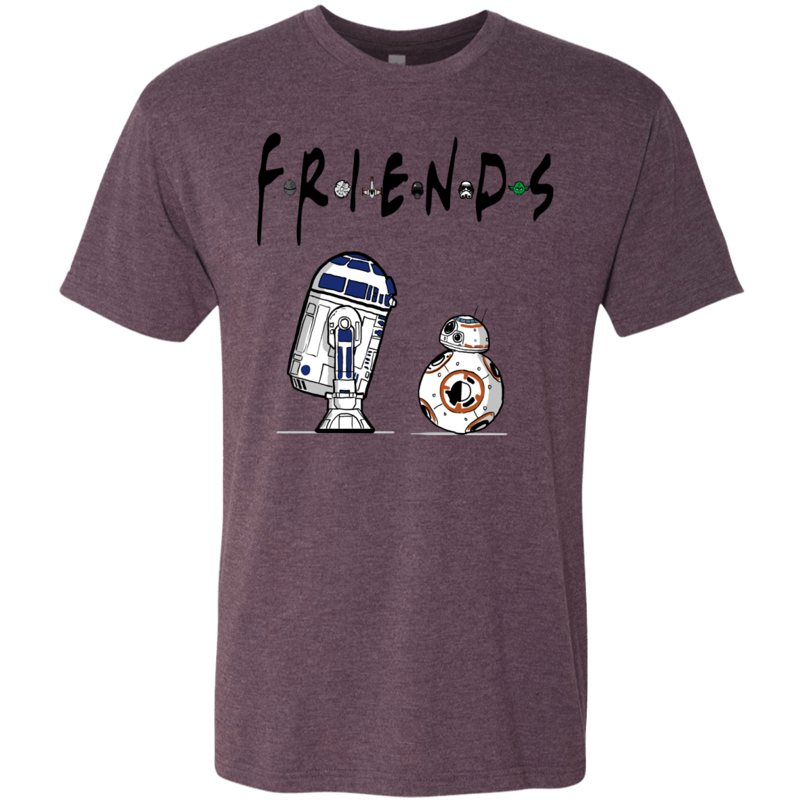 T-Shirts Vintage Purple / Small Droid Friends Men's Triblend T-Shirt