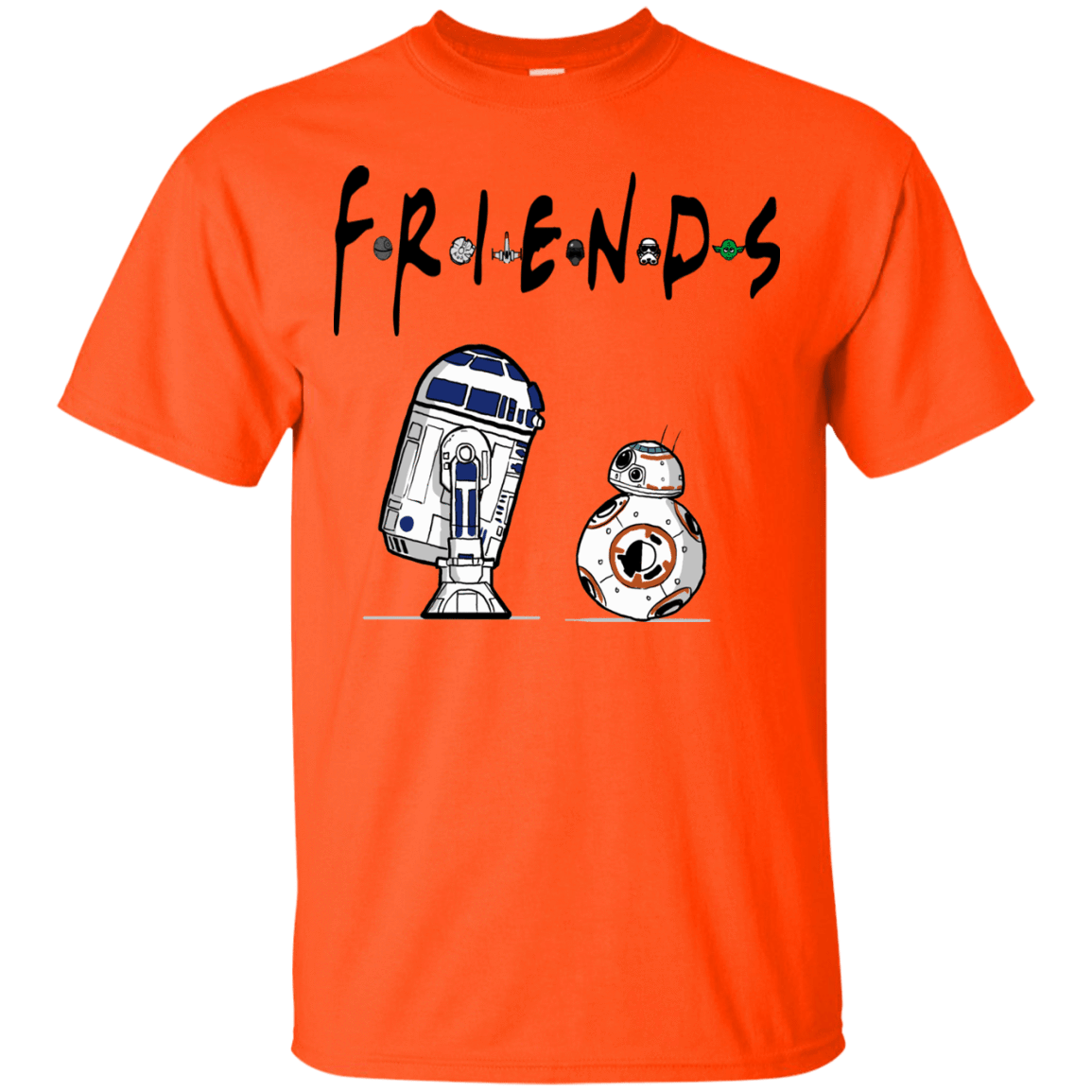 T-Shirts Orange / Small Droid Friends T-Shirt