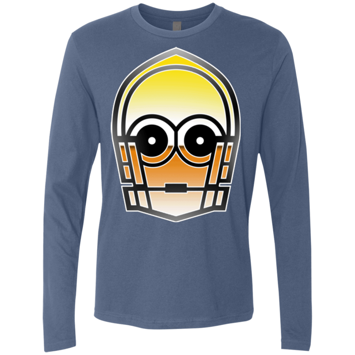 T-Shirts Indigo / Small Droid Men's Premium Long Sleeve