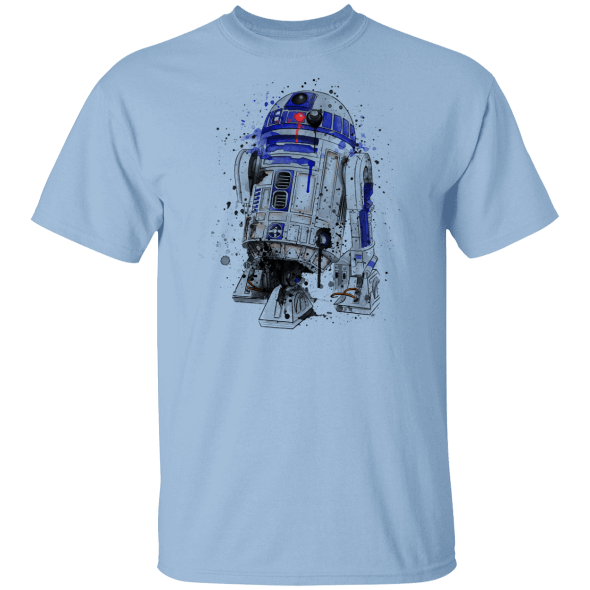 T-Shirts Light Blue / S Droid Watercolor T-Shirt