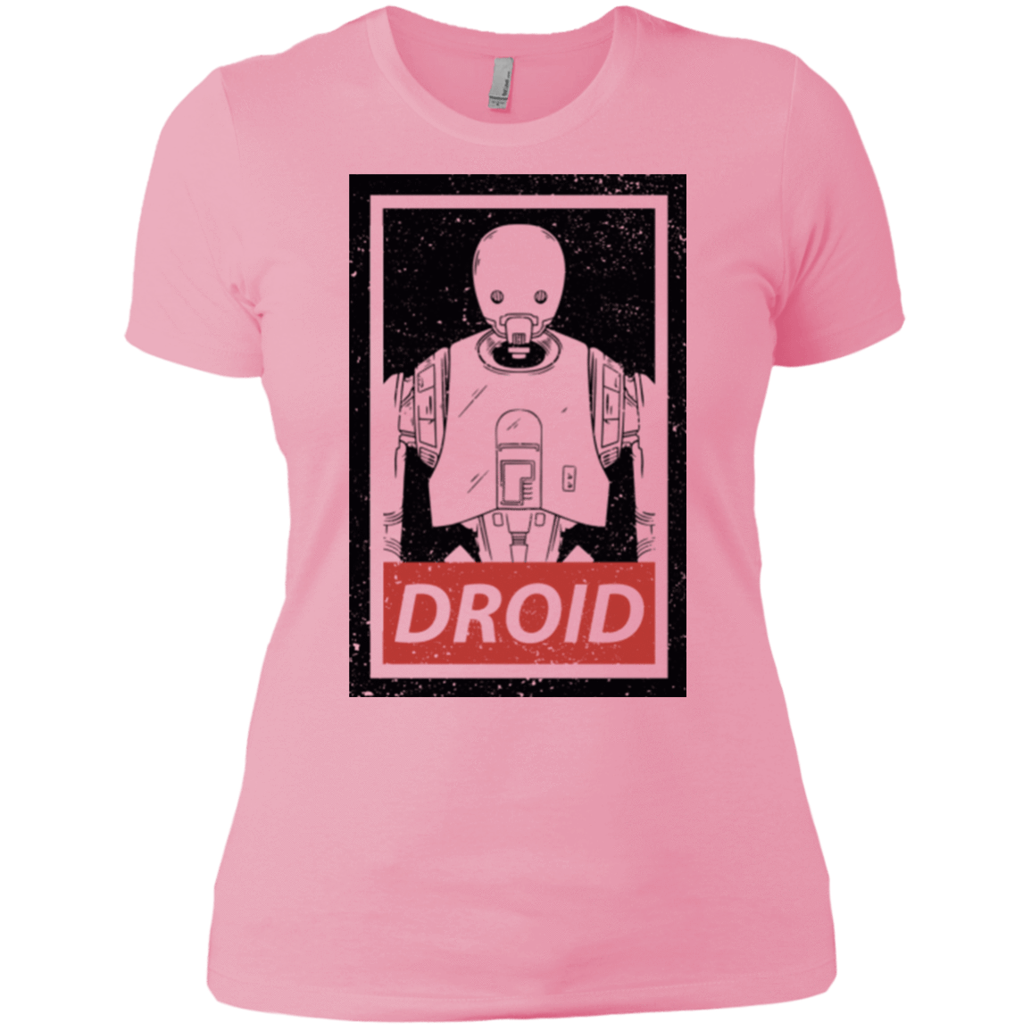 T-Shirts Light Pink / X-Small Droid Women's Premium T-Shirt