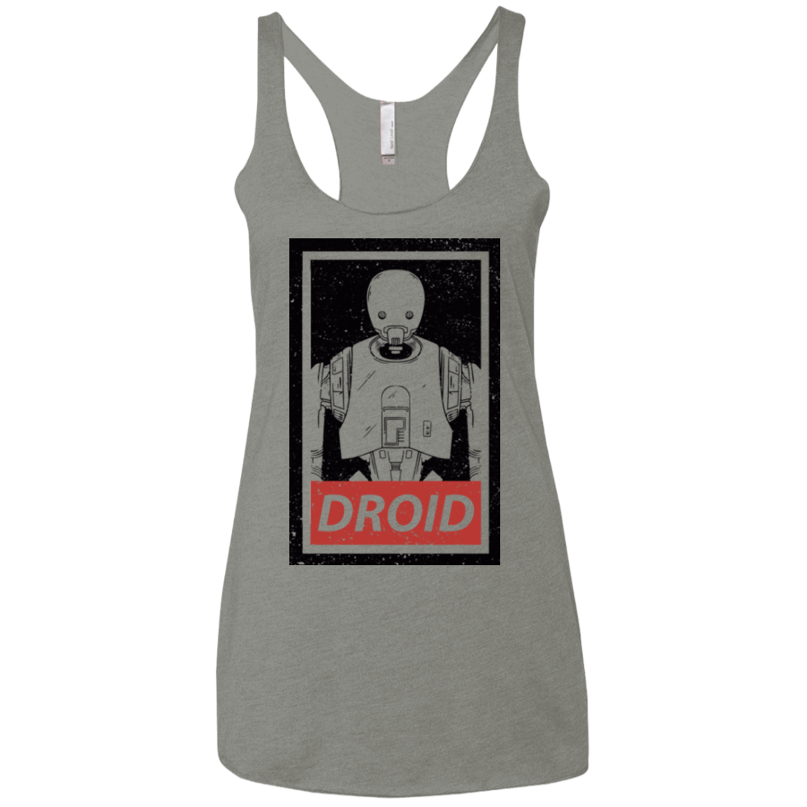 T-Shirts Venetian Grey / X-Small Droid Women's Triblend Racerback Tank