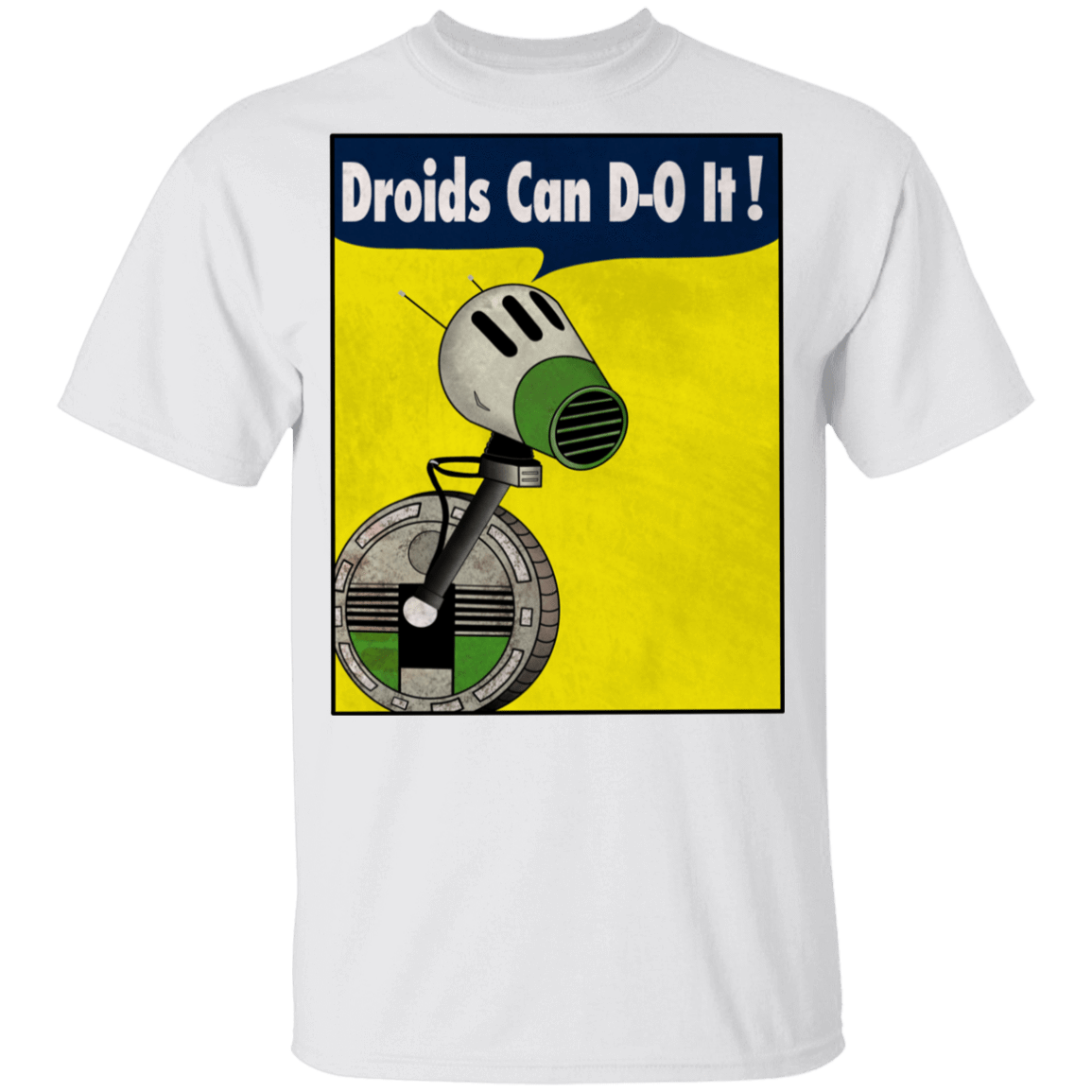 T-Shirts White / YXS Droids Can D-O It Youth T-Shirt