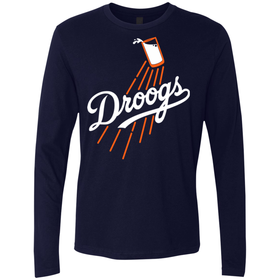 T-Shirts Midnight Navy / Small Droogs Men's Premium Long Sleeve