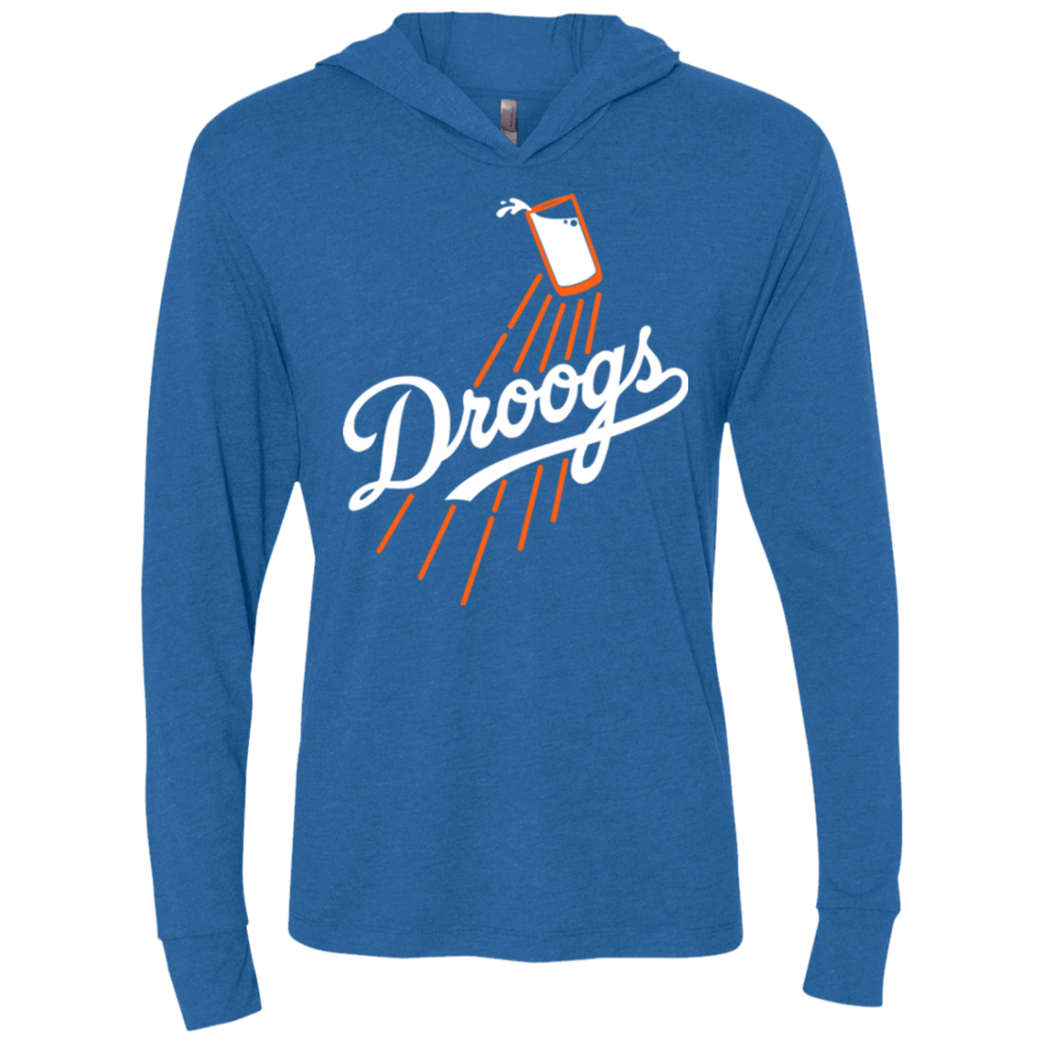 T-Shirts Vintage Royal / X-Small Droogs Triblend Long Sleeve Hoodie Tee