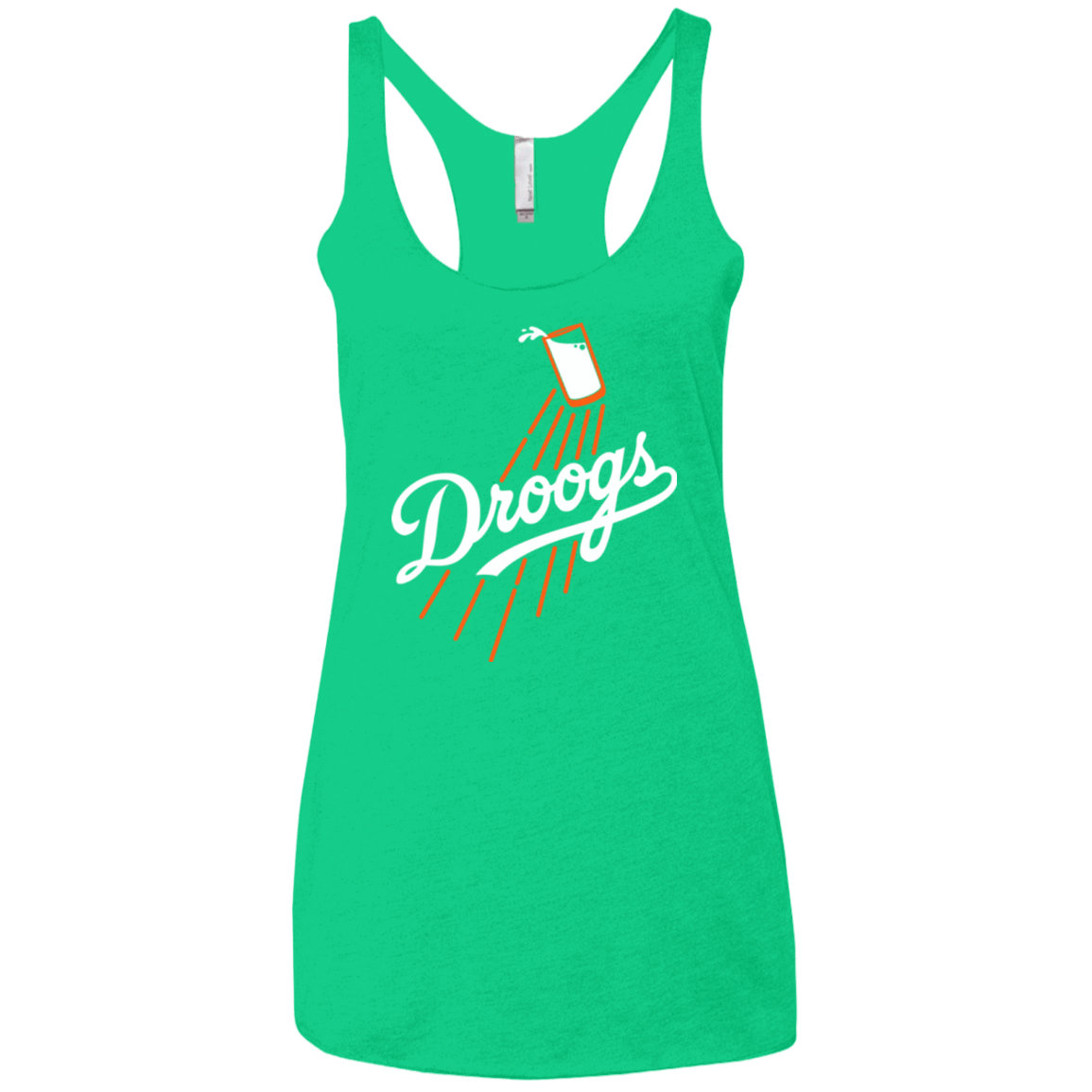 T-Shirts Envy / X-Small Droogs Women's Triblend Racerback Tank