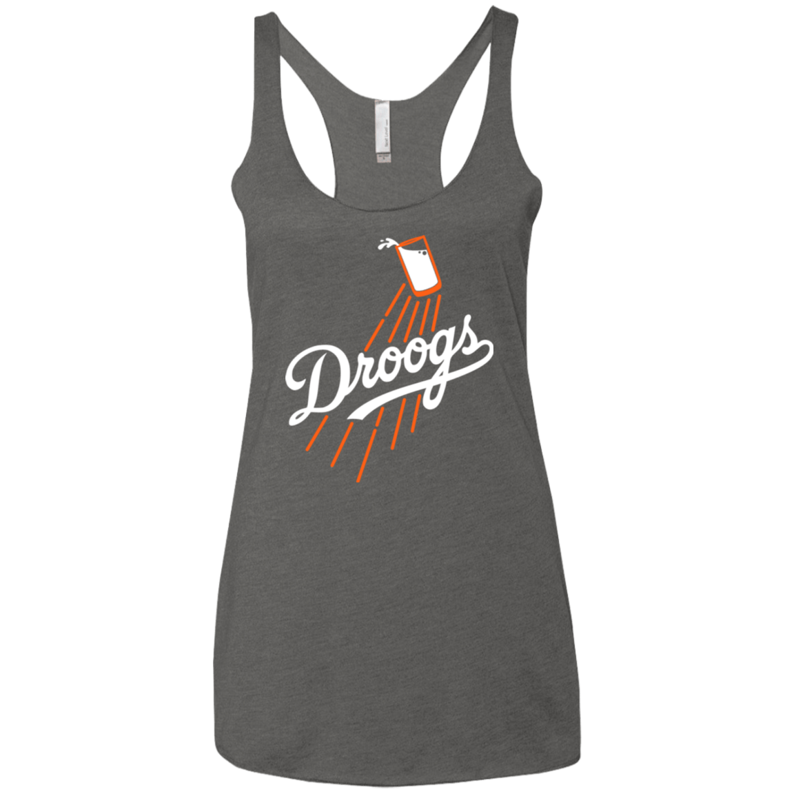 T-Shirts Premium Heather / X-Small Droogs Women's Triblend Racerback Tank