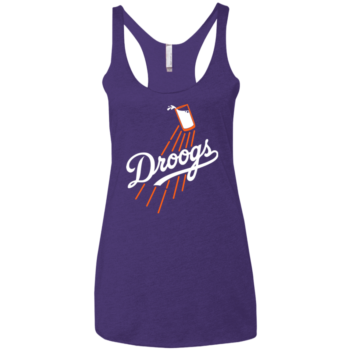 T-Shirts Purple / X-Small Droogs Women's Triblend Racerback Tank