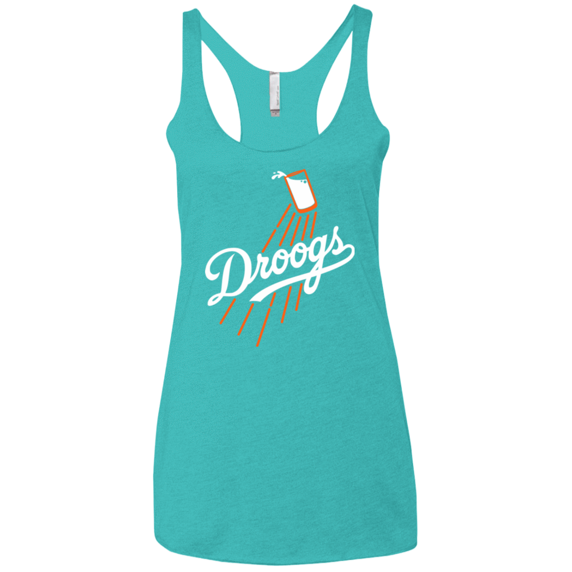 T-Shirts Tahiti Blue / X-Small Droogs Women's Triblend Racerback Tank