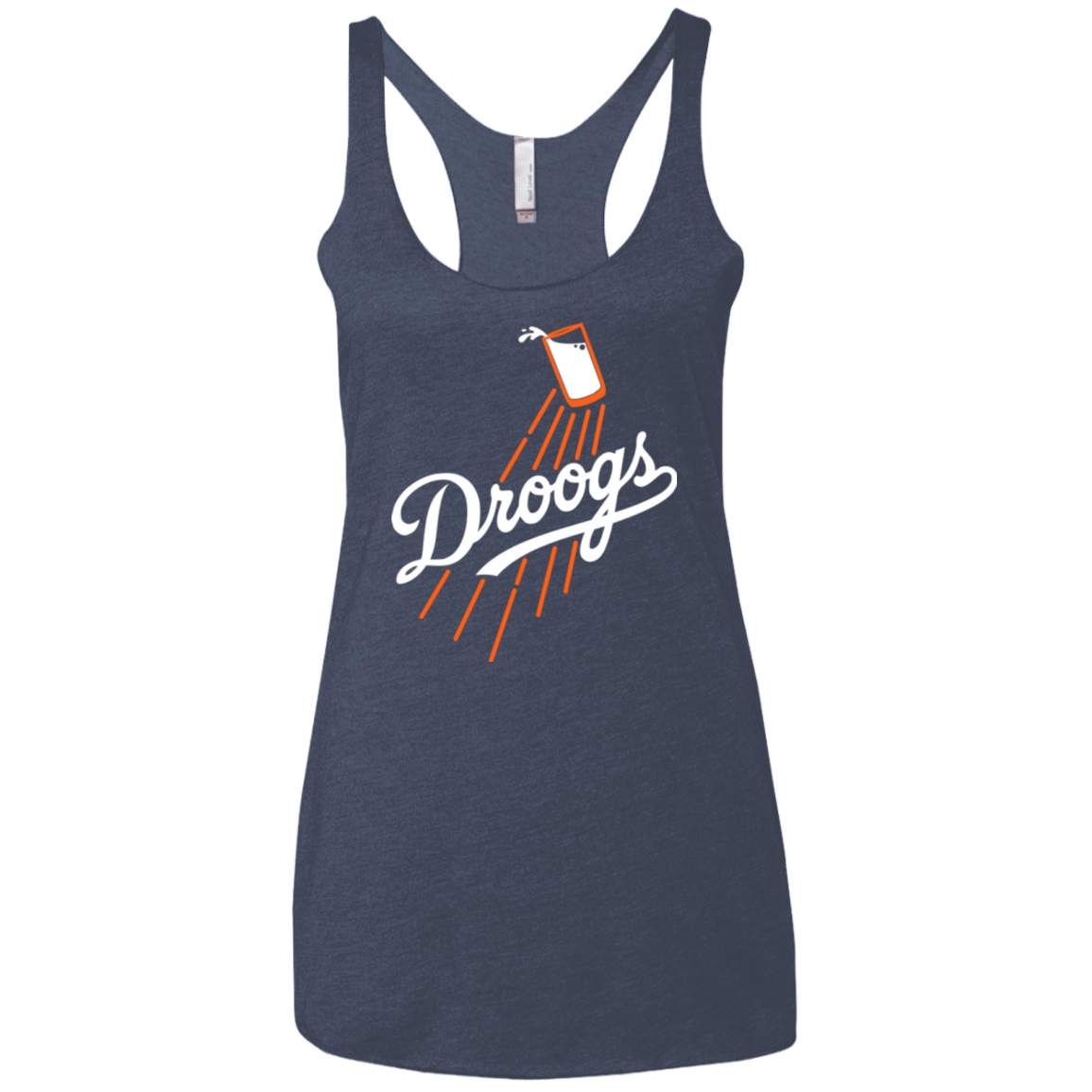 T-Shirts Vintage Navy / X-Small Droogs Women's Triblend Racerback Tank