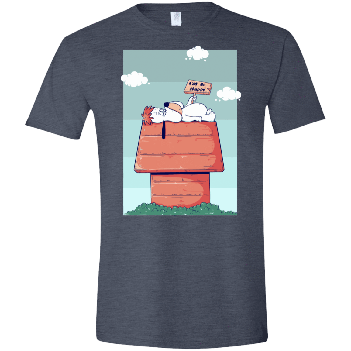 T-Shirts Heather Navy / S Droopy Men's Semi-Fitted Softstyle