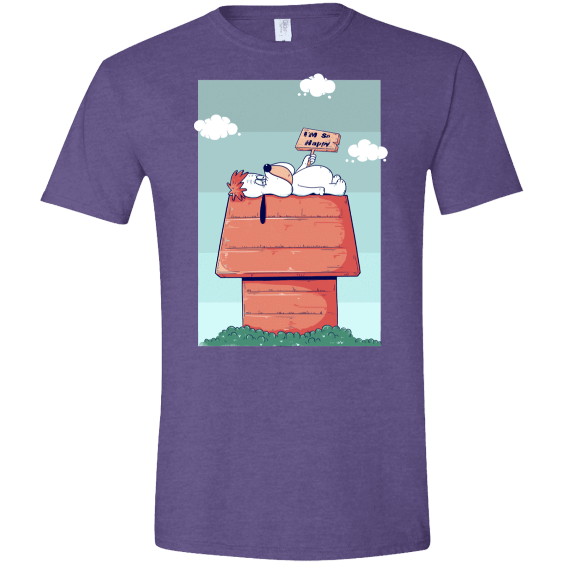 T-Shirts Heather Purple / S Droopy Men's Semi-Fitted Softstyle