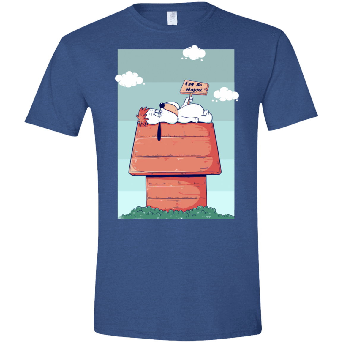 T-Shirts Heather Royal / X-Small Droopy Men's Semi-Fitted Softstyle