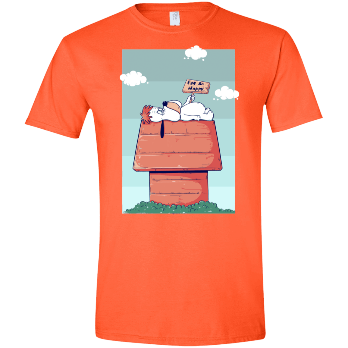 T-Shirts Orange / S Droopy Men's Semi-Fitted Softstyle
