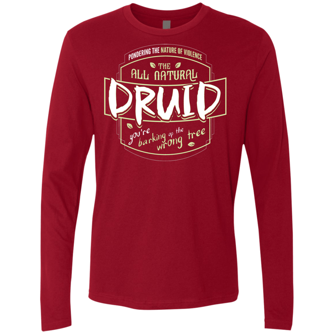 T-Shirts Cardinal / S Druid Men's Premium Long Sleeve