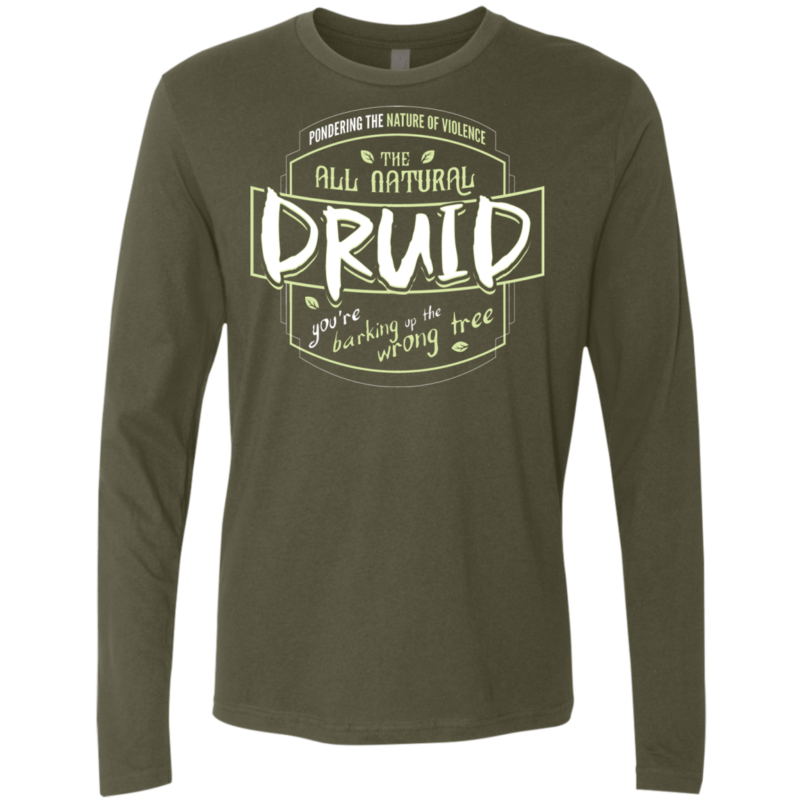 T-Shirts Military Green / S Druid Men's Premium Long Sleeve