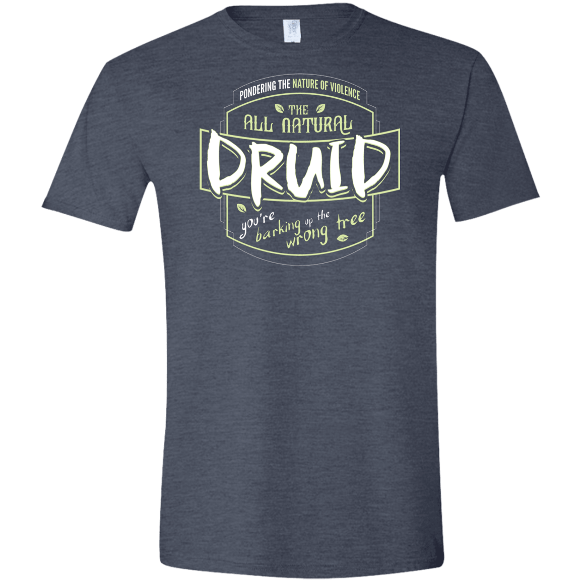 T-Shirts Heather Navy / S Druid Men's Semi-Fitted Softstyle