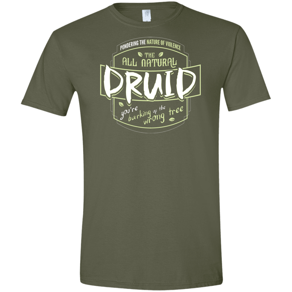 T-Shirts Military Green / S Druid Men's Semi-Fitted Softstyle