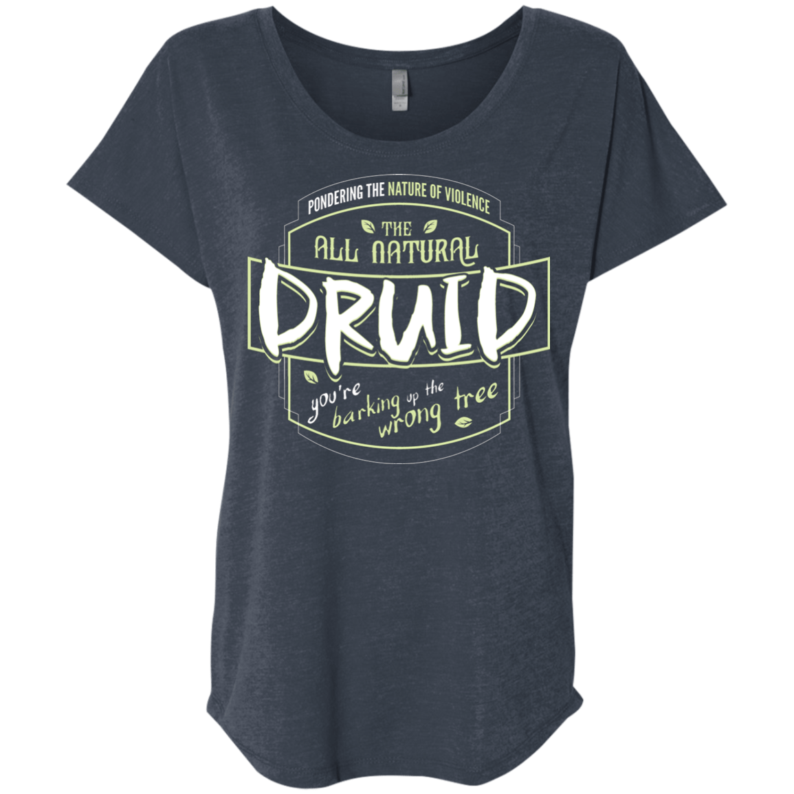 T-Shirts Vintage Navy / X-Small Druid Triblend Dolman Sleeve