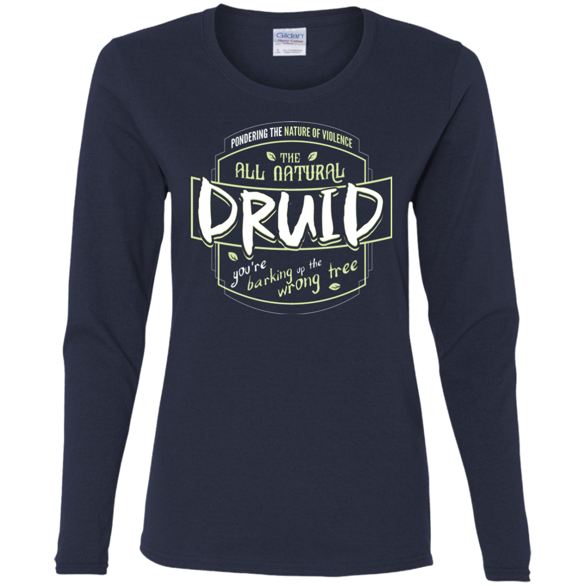 T-Shirts Navy / S Druid Women's Long Sleeve T-Shirt