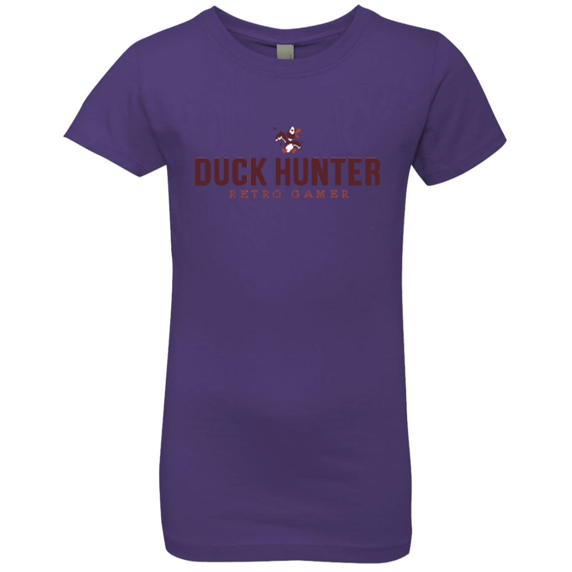 T-Shirts Purple Rush / YXS Duck hunter Girls Premium T-Shirt
