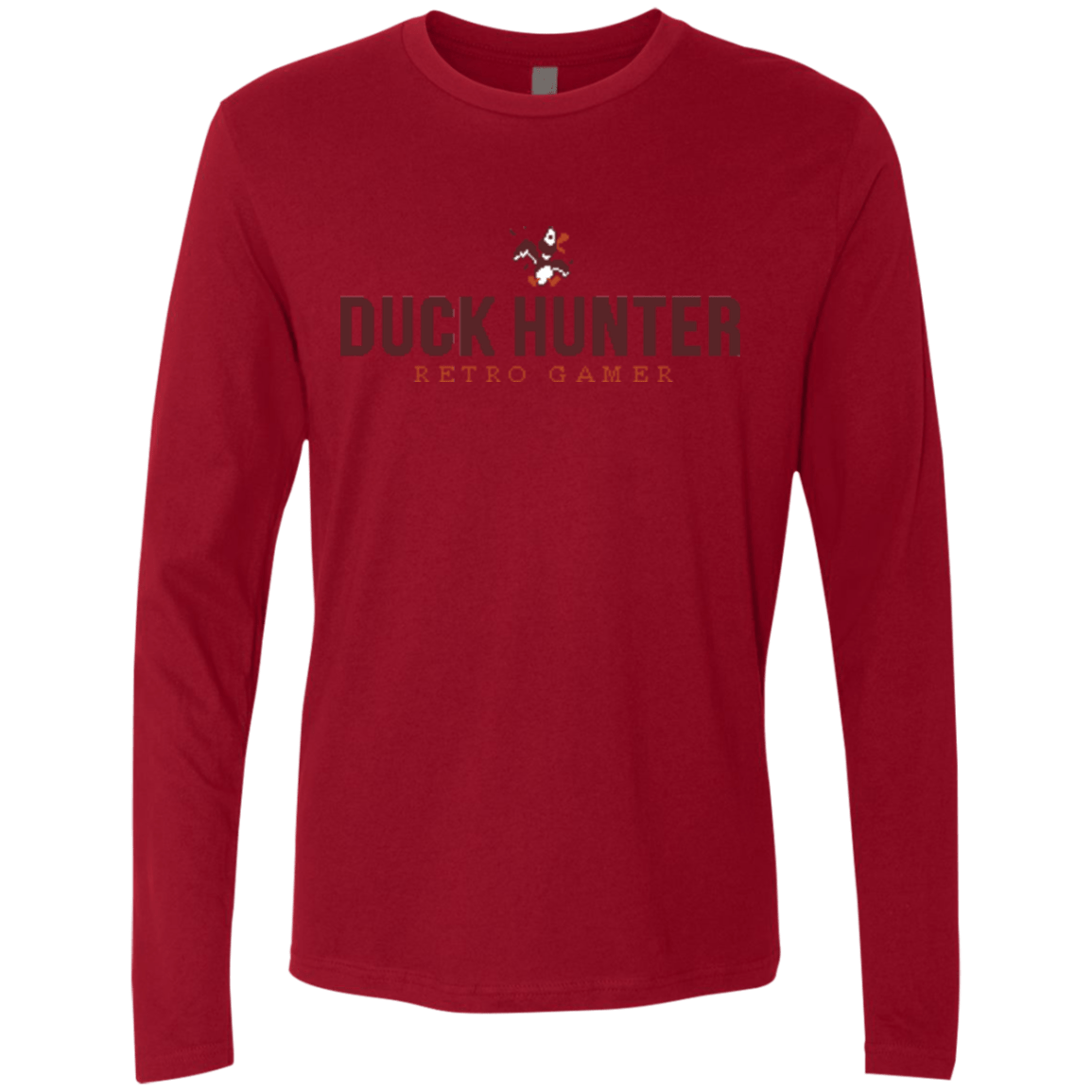 T-Shirts Cardinal / Small Duck hunter Men's Premium Long Sleeve