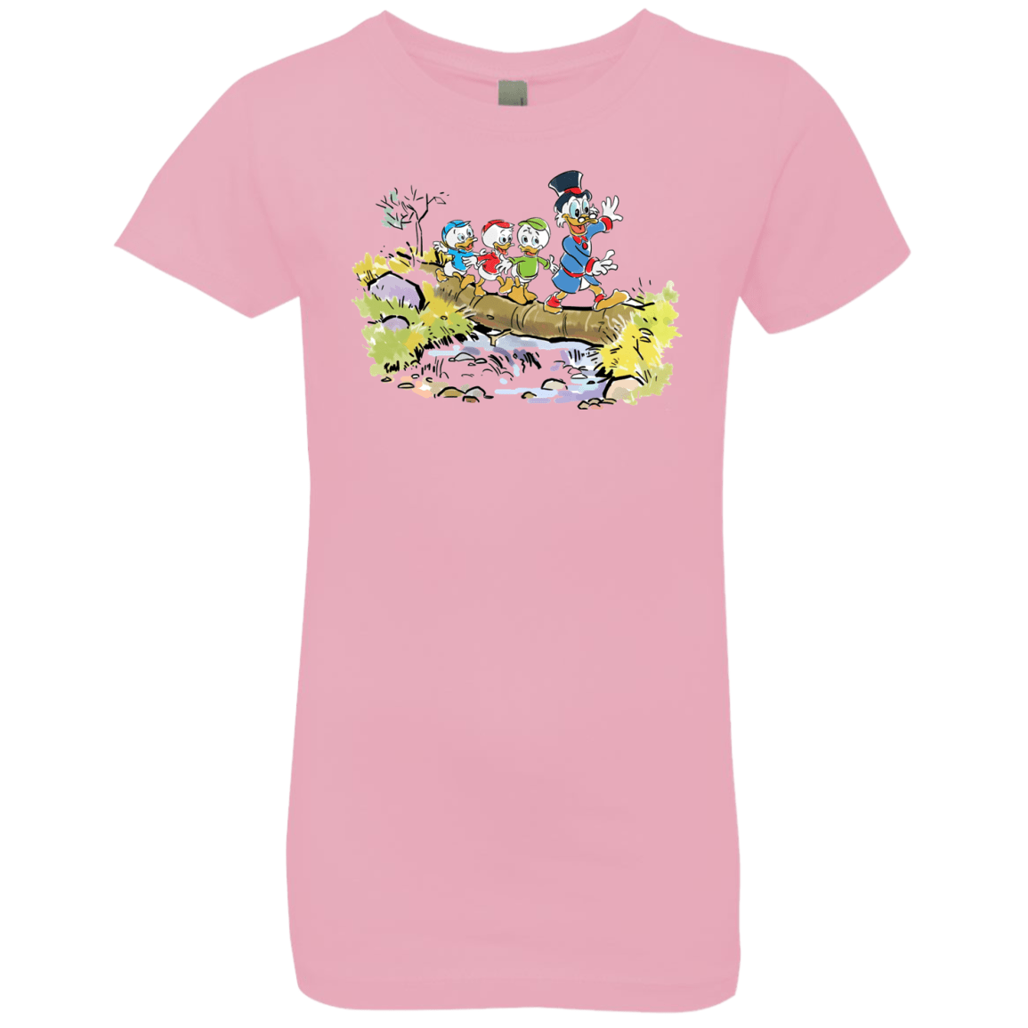 T-Shirts Light Pink / YXS Duck Tails Girls Premium T-Shirt