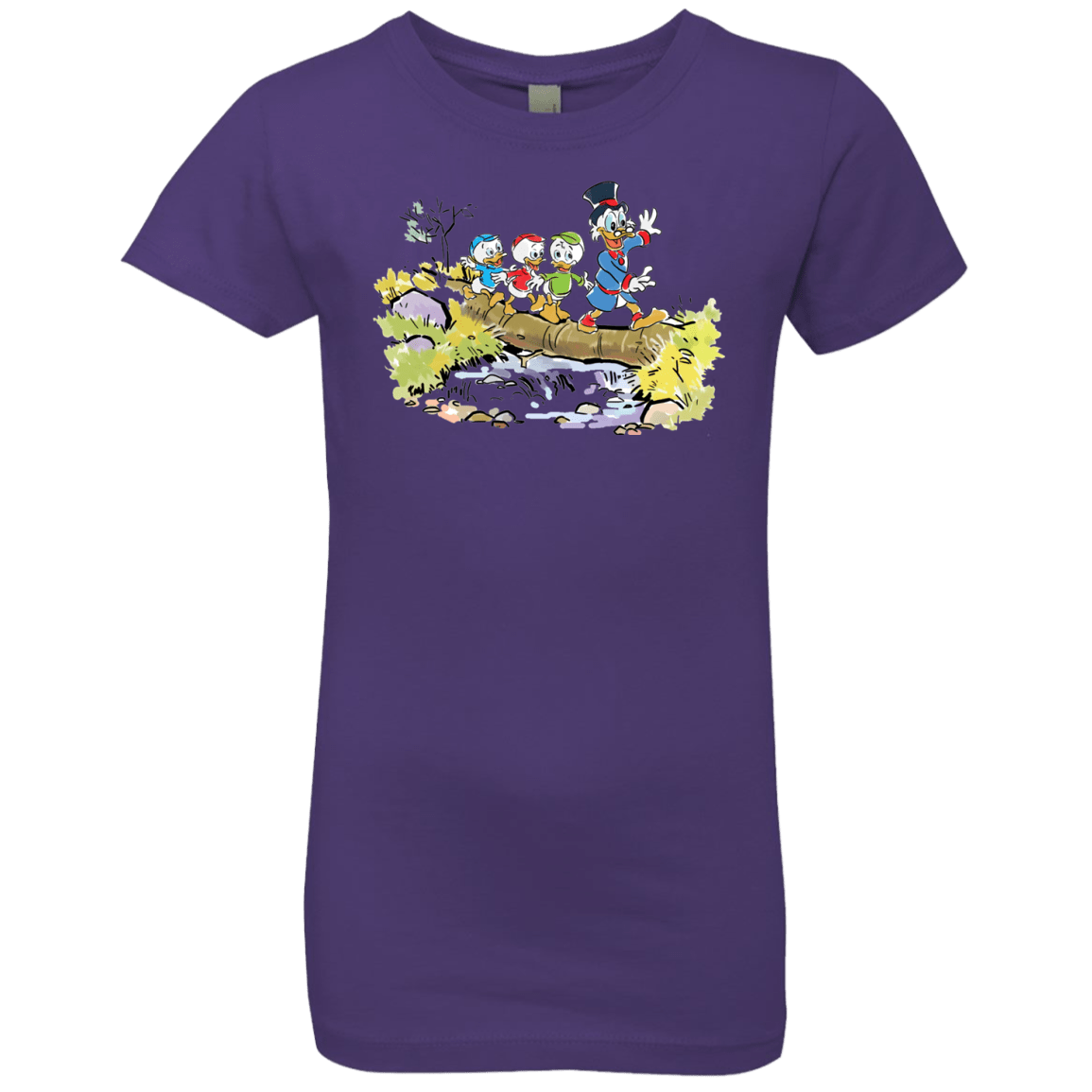 T-Shirts Purple Rush / YXS Duck Tails Girls Premium T-Shirt