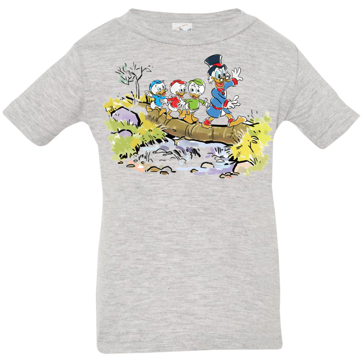 T-Shirts Heather Grey / 6 Months Duck Tails Infant Premium T-Shirt