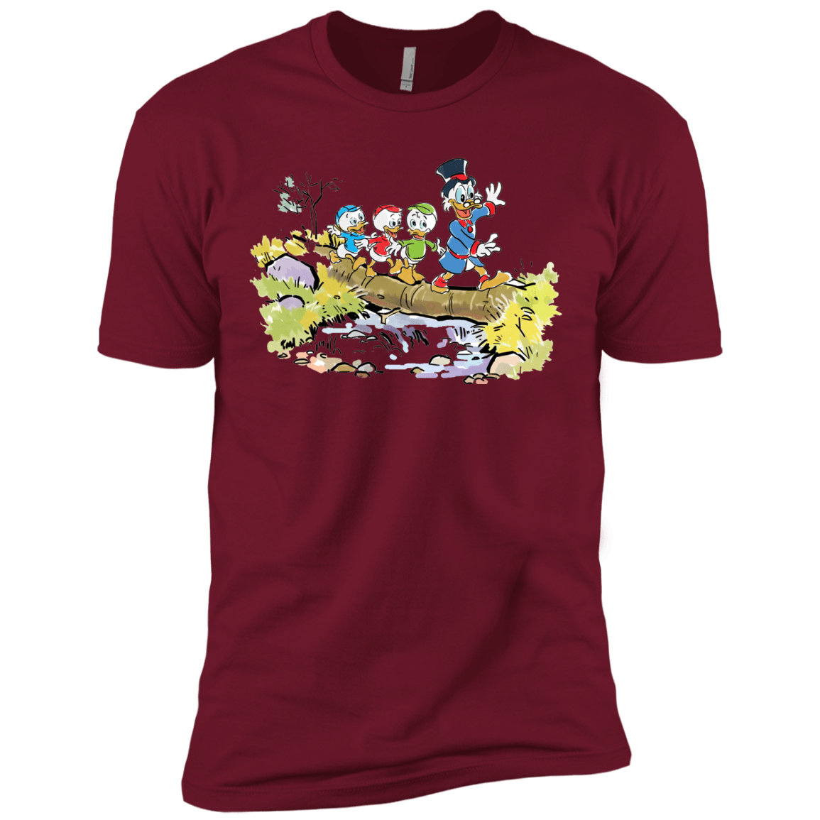 T-Shirts Cardinal / X-Small Duck Tails Men's Premium T-Shirt