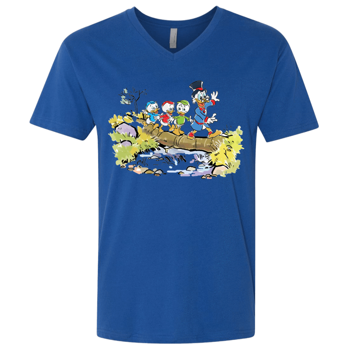 T-Shirts Royal / X-Small Duck Tails Men's Premium V-Neck