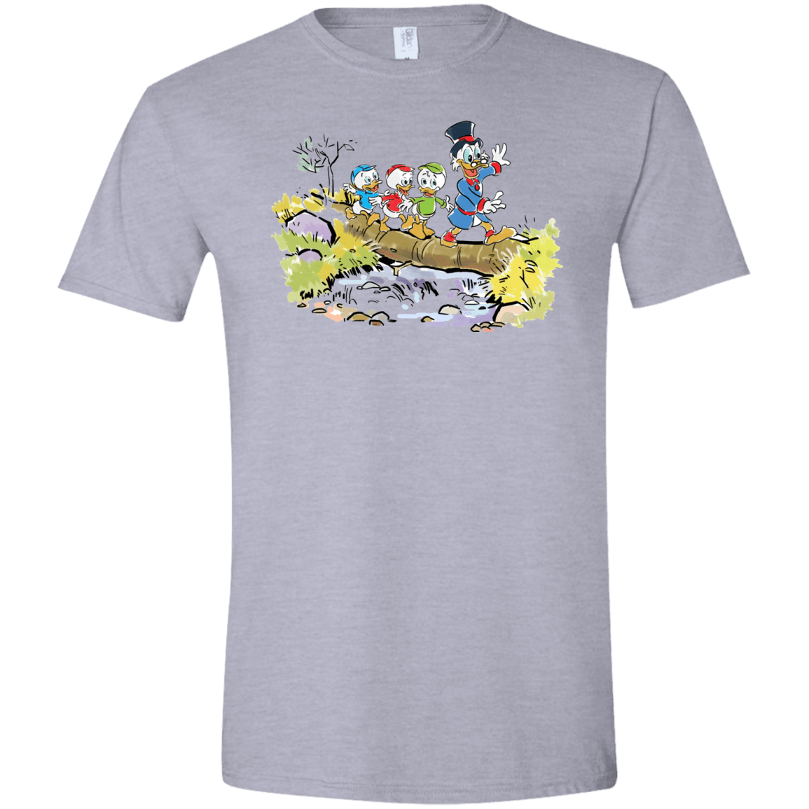 T-Shirts Sport Grey / X-Small Duck Tails Men's Semi-Fitted Softstyle