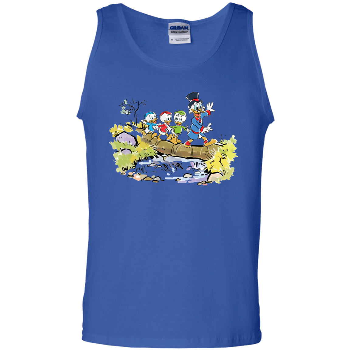 T-Shirts Royal / S Duck Tails Men's Tank Top