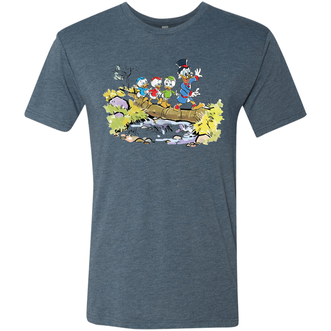 T-Shirts Indigo / S Duck Tails Men's Triblend T-Shirt
